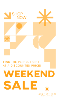 Geometric Weekend Sale Instagram Reel