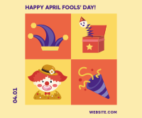 Tiled April Fools Facebook Post