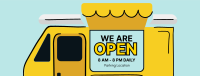 Food Truck Business Facebook Cover Image Preview