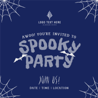 Haunted House Party Linkedin Post Design