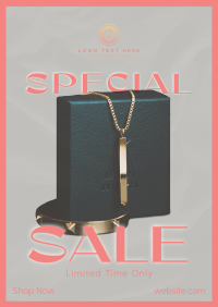 Jewelry Editorial Sale Poster