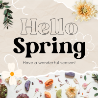 Hello Spring Instagram Post Image Preview