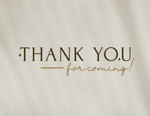 Elegant Shadows Thank You Card Image Preview