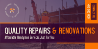 Quality Repairs and Renovations Twitter Post