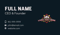 Baseball Sports Varsity Business Card