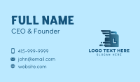 Fast Box Wings Logistics Business Card