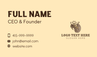 Cowboy Hat Skull Business Card