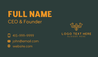 Golden Pigeon Aviary Business Card