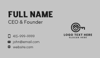 House Realtor Key Business Card