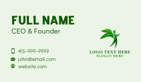 Leaf Nature Fairy Business Card Design