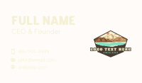 Mountain Lake  Explorer Business Card Design