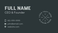 Whiskey Business Card example 4