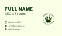 Outdoor Mountain Paw Business Card Image Preview