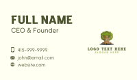 Sustainable Garden Planting Business Card