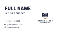Law School Business Card example 1