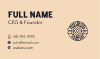 Knot Business Card example 2