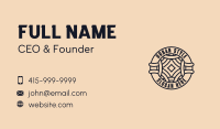 Woven Business Card example 4