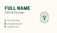 Shovel Plant Gardening Landscape Business Card Design