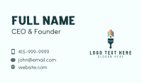 House Paint Brush Business Card