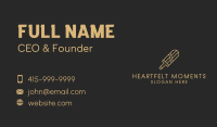 Minimalist Cricket Bat  Business Card