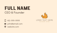 Bushy Tail Squirrel Business Card