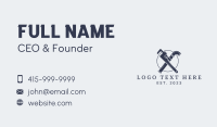 Vintage Plumber Tools Business Card Design