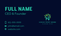 Charity Human Tree Business Card Design