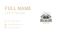 Saw Carpentry Builder Business Card Design