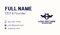 Blue Bat Number 8 Business Card