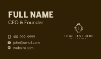 Royal Shield Crown Business Card