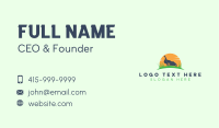 Landscaping Grass Lawn Mower Business Card
