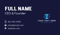 Technology Business Letter T Business Card