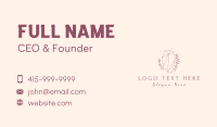 Leaf Crystal Boutique Business Card