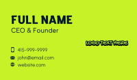  Graffiti Street Art Business Card Image Preview