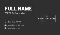 Industrial Mountain Signage Business Card