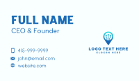 Tech Location Pin Business Card