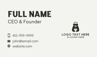 Bear Chef Honey Business Card