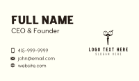 Haircut Scissor Barbershop Business Card