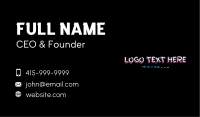 Playful Business Card example 2