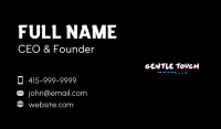 Playful Handwriting Wordmark  Business Card Image Preview