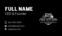 Car Polish Detailing Business Card