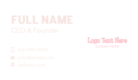 Pastel Business Card example 4