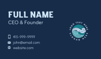 Surfing Waves Beach Business Card