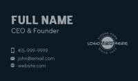 Circle Business Card example 2