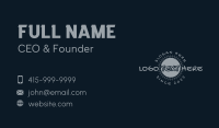 Gray Circle Company Business Card