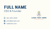 Kayak Fitness Tournament  Business Card