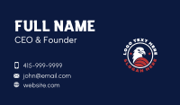 Patriotic USA Eagle Business Card Design