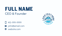 Pressure Wash Bubble Sanitation Business Card