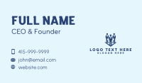 People Work Employee Business Card Design