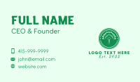 Wellness Forest Tree  Business Card Design